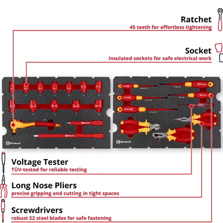Discount E-Case 24-pc. Tool Case Electrical Bags / Cases