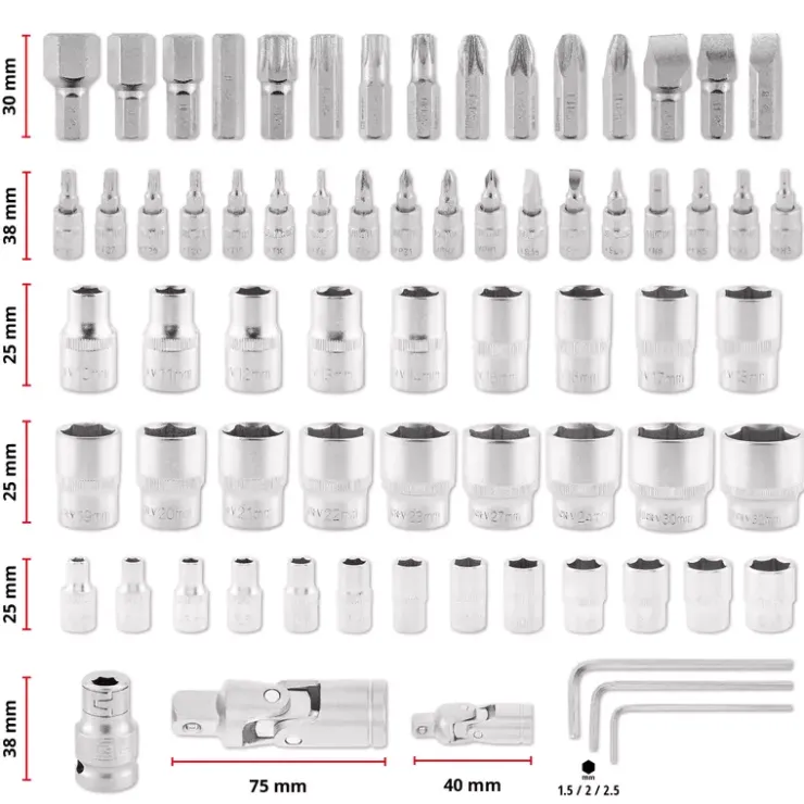 Sale E-Case 92-pc. Tool Case Workshop Bags / Cases