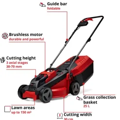 Clearance GE-CM 18/30 Li (1x3,0Ah) Cordless Lawn Mowers