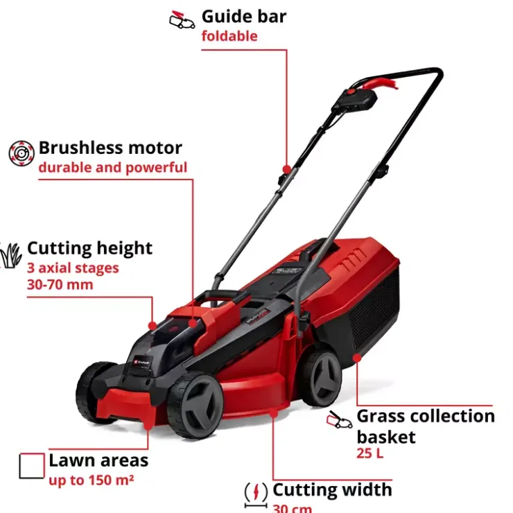 Clearance GE-CM 18/30 Li (1x3,0Ah) Cordless Lawn Mowers