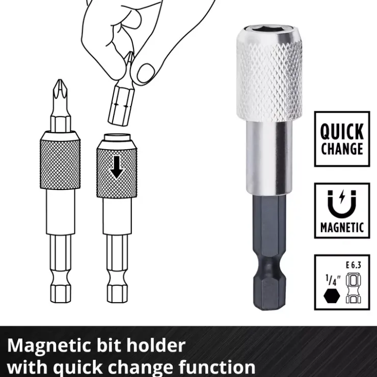 Outlet M-CASE 33-pc. Bit Set, 50 mm Further Tools Accessories