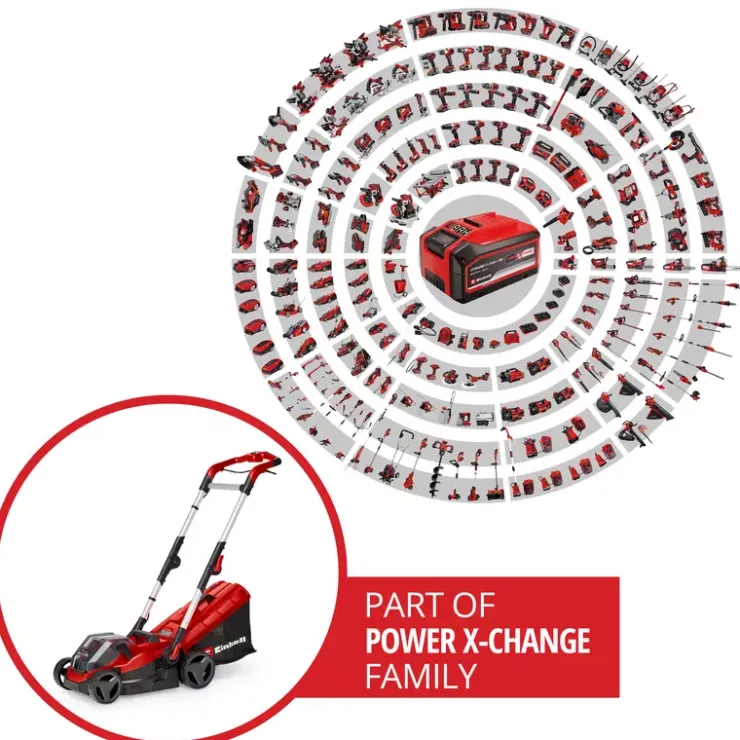 Best RASARRO 36/34 (2x3,0Ah) Cordless Lawn Mowers