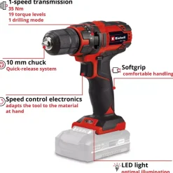 Clearance TC-CD 18/35 Li - Solo Cordless Screwdrivers