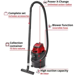 Outlet TC-VC 18/15 Li-Solo Wet / Dry Vacuum Cleaners