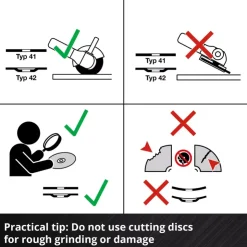 Best Thin Cutting Discs, Ø 125 x 1 mm, 5 pcs. Cutting Machine Accessories